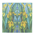 Scarf " Yellow Irises"