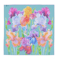 Scarf "Irises" turquoise