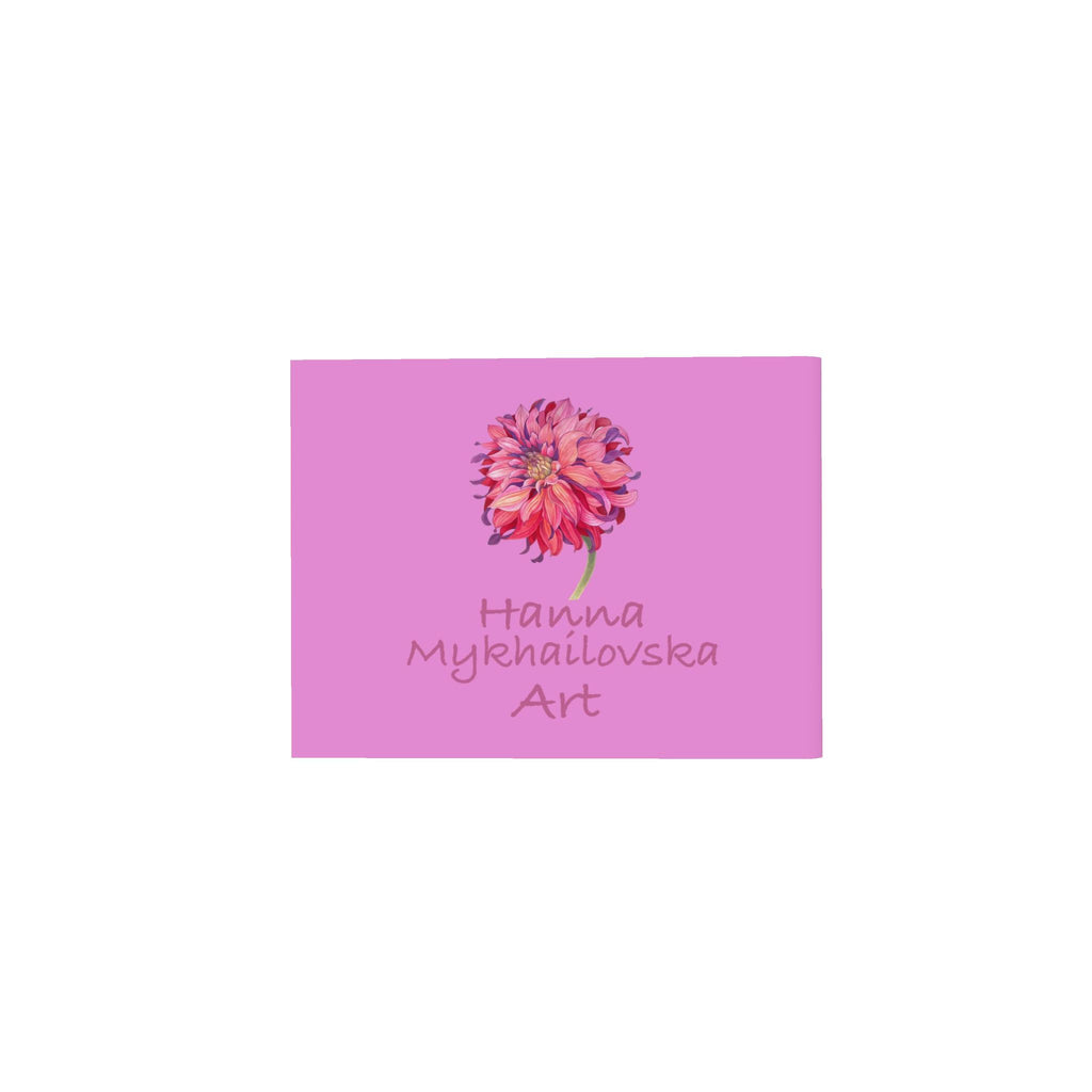 Flower Silk Scarf Dahlia | Pink Color