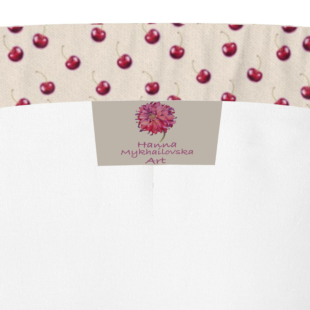 Silk Pajama Trousers Cherry | Beige Color