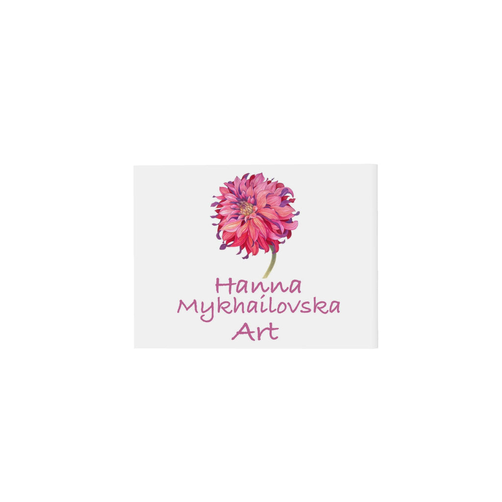 Flower Silk Scarf Сhrysanthemum | White and Red Color