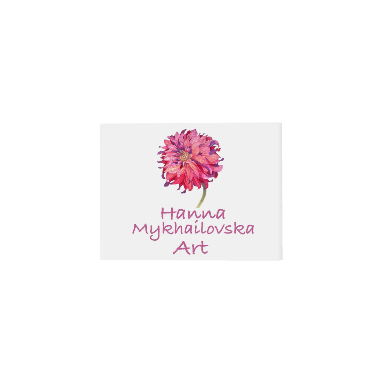 Flower Silk Scarf Сhrysanthemum | White and Red Color