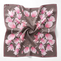 Patterned Silk Scarf Magnolia