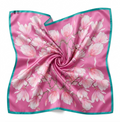 Patterned Silk Scarf Magnolia